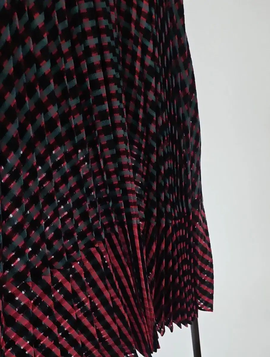 한섬 SYSTEM 60-90 S-M CHECK プリーツ Long スカート