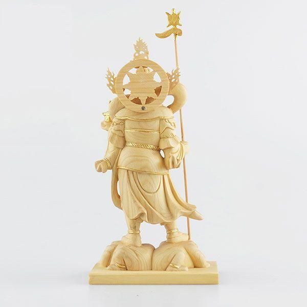 本日ポイントアップ|多聞天 毘沙門天 木造 仏像 四天王 七福神 木彫り