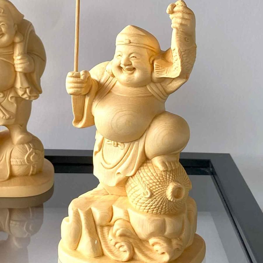 本日ポイントアップ|大黒天 大黒様 恵比寿様 恵比寿天 15cm 商売繁盛