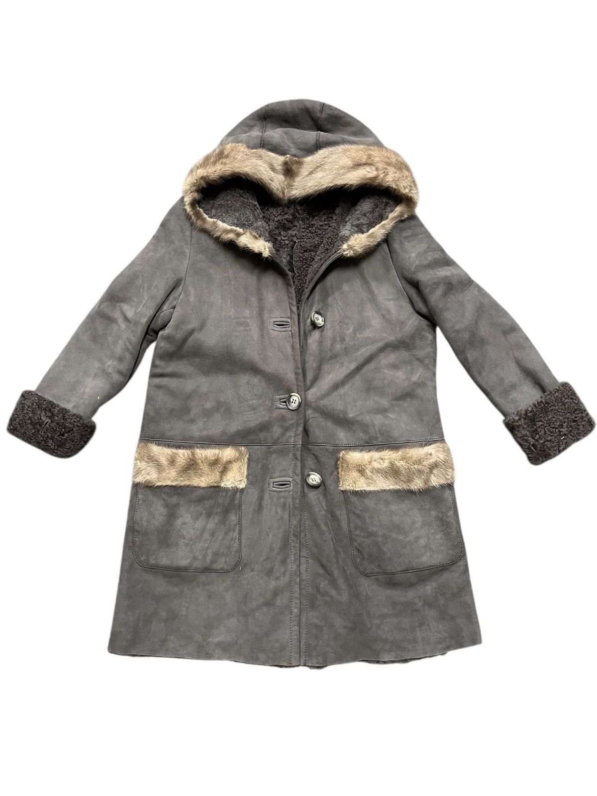 OLIVIERI リアルムートンコート オリヴィエリ Shearling ファーコート