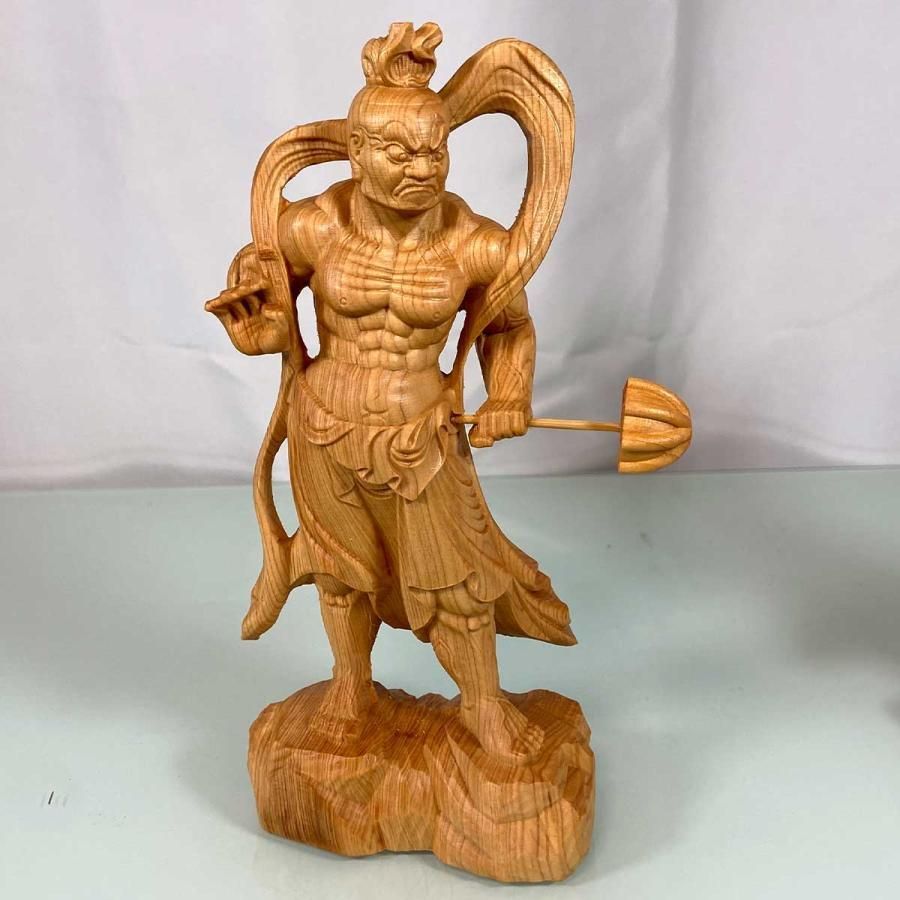 本日ポイントアップ|金剛力士像 仁王像 阿形 吽形 一対 仏像 20cm 天然