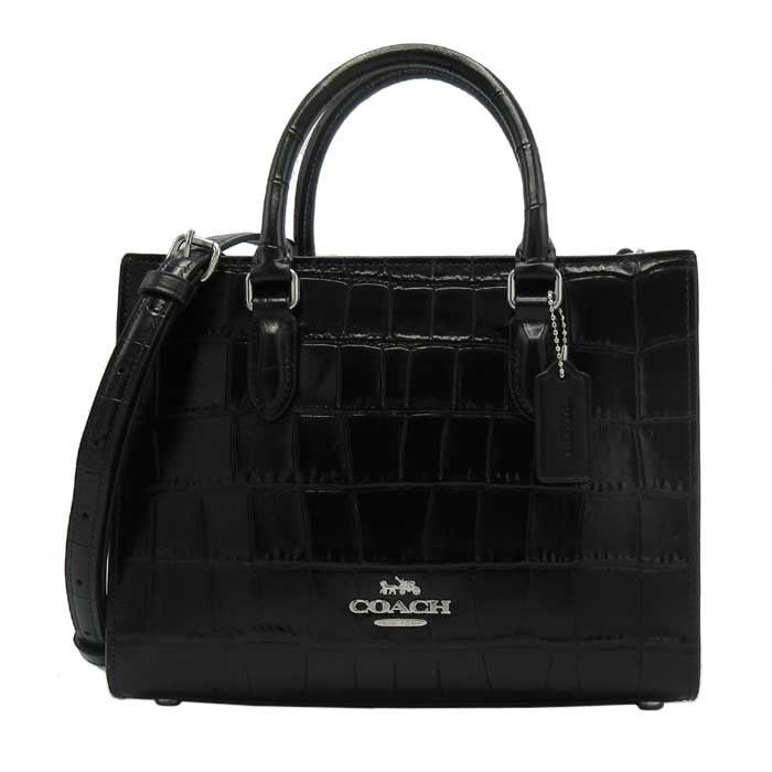 新品】コーチ バッグ トートバッグ COACH MAGGIE クロコ調レザー