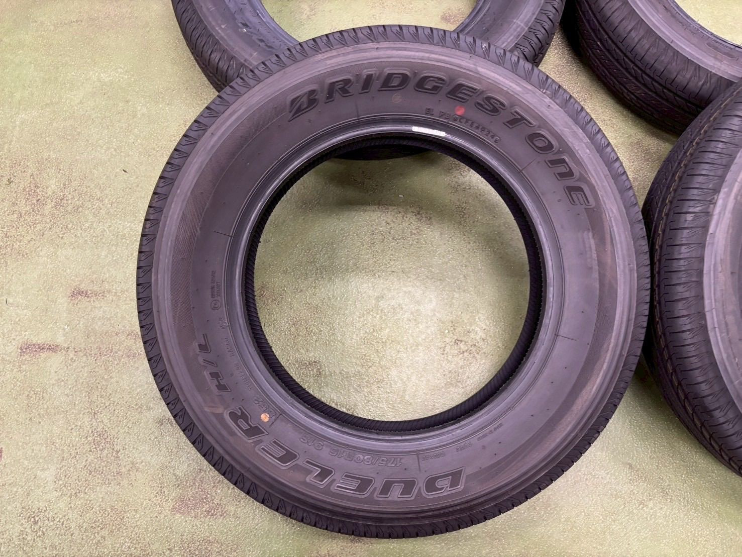 258-158-1 新車外し ジムニー 175/80R16 ブリヂストン BRIDGESTONE