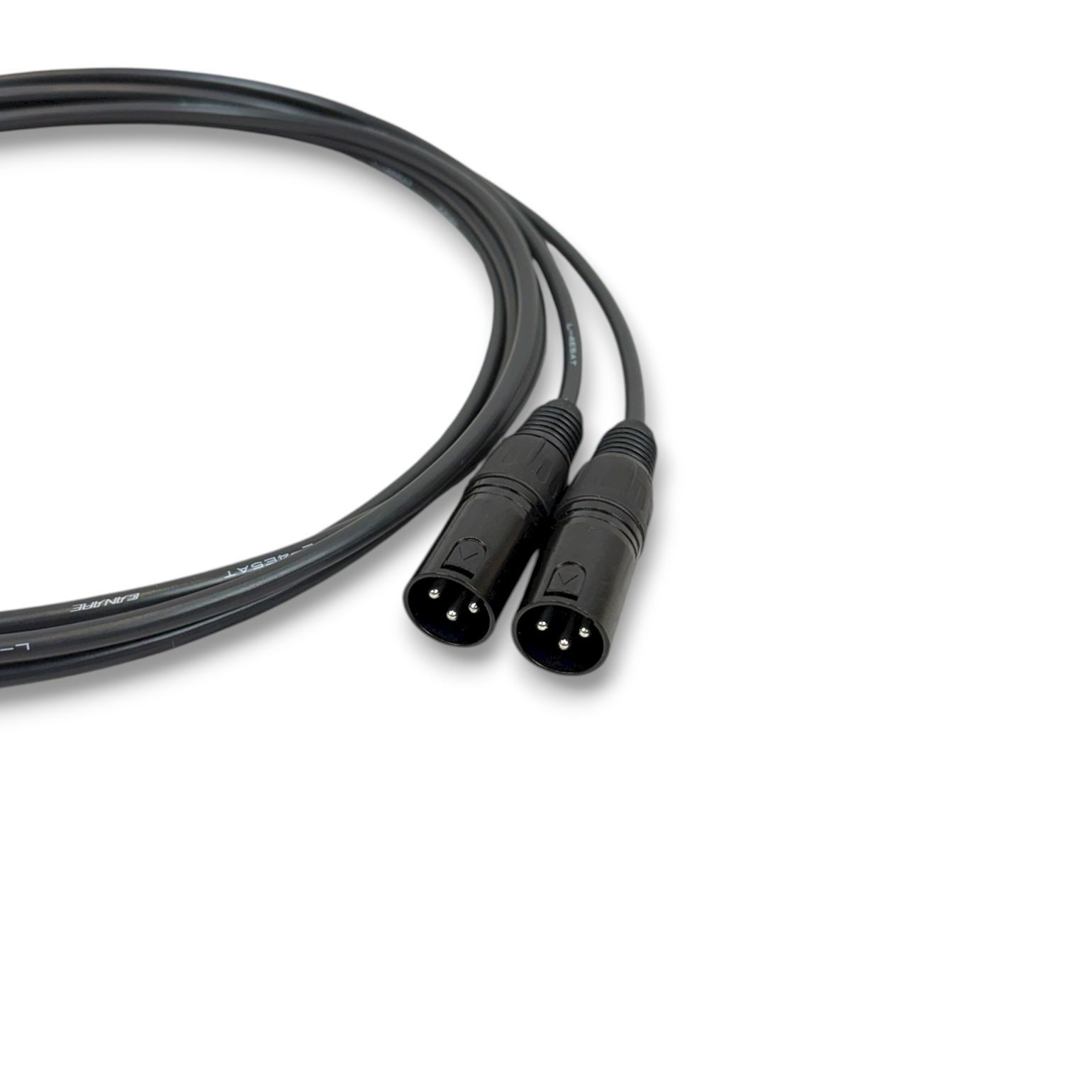 CANARE L-4E5AT BLACK RCA XLR ケーブル 2m 2本セット - メルカリ