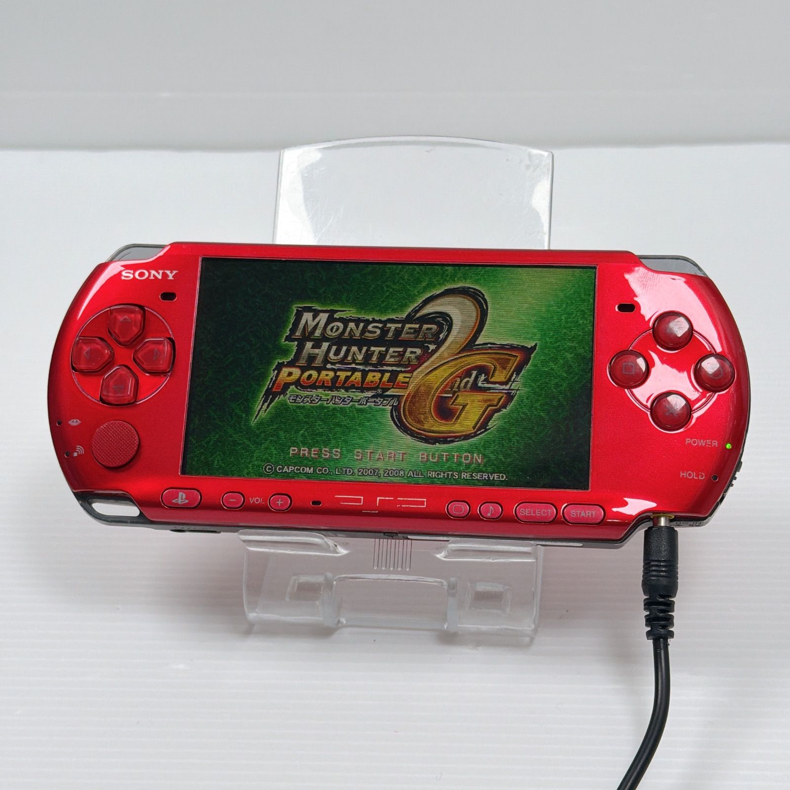 PSP 3000 ラディアントレッド 良品 遊べるセット 動作確認済み FW6.60
