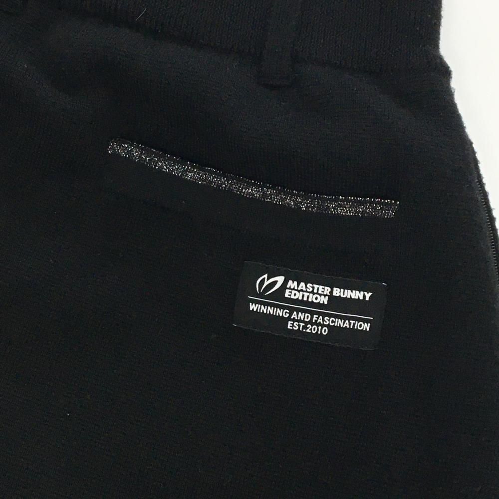 マスターバニー ニットスカート 黒×シルバー 裏地付 レディース 1(M