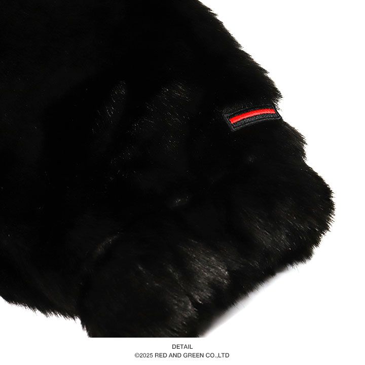 FUBU アウター 長袖 b系 フェイクファージャケット フード パーカー