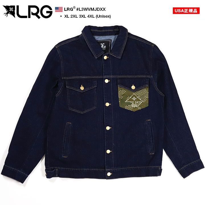 LRG アウター 長袖 Gジャン デニムジャケット ブルゾン メンズ 春秋冬