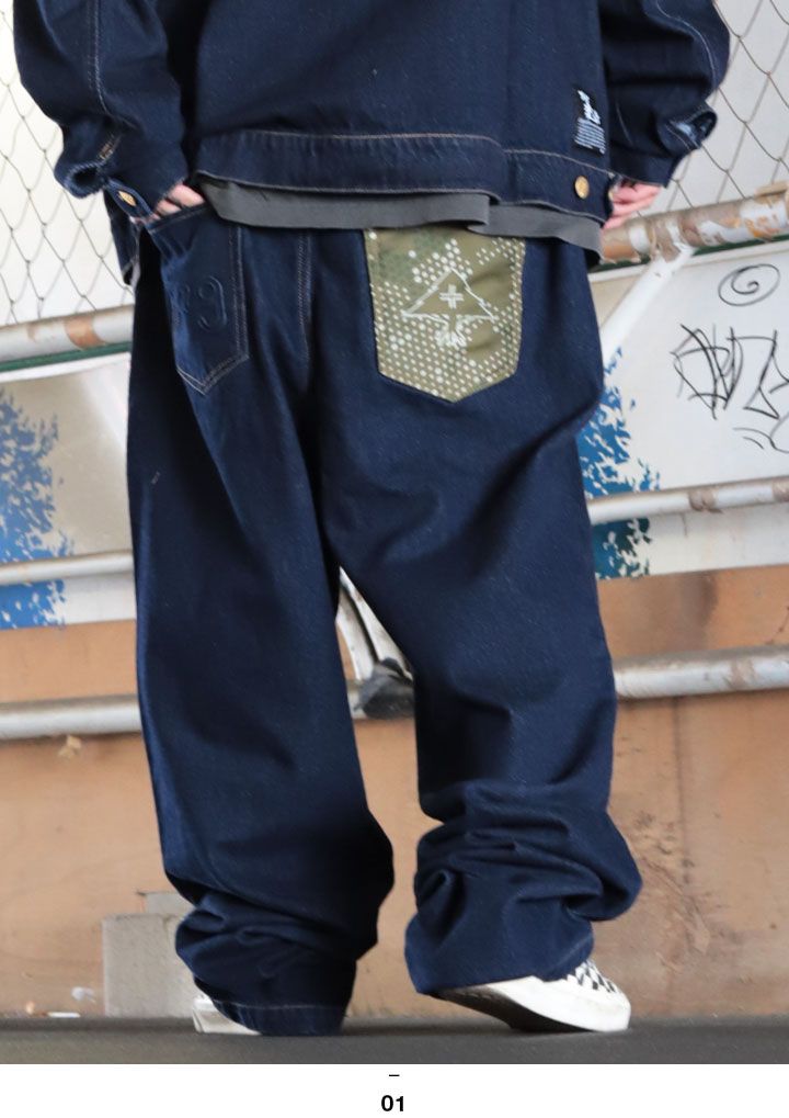 LRG デニム ジーンズ メンズ 春夏秋冬用 インディゴダークブルー