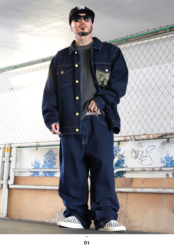 LRG アウター 長袖 Gジャン デニムジャケット ブルゾン メンズ 春秋冬