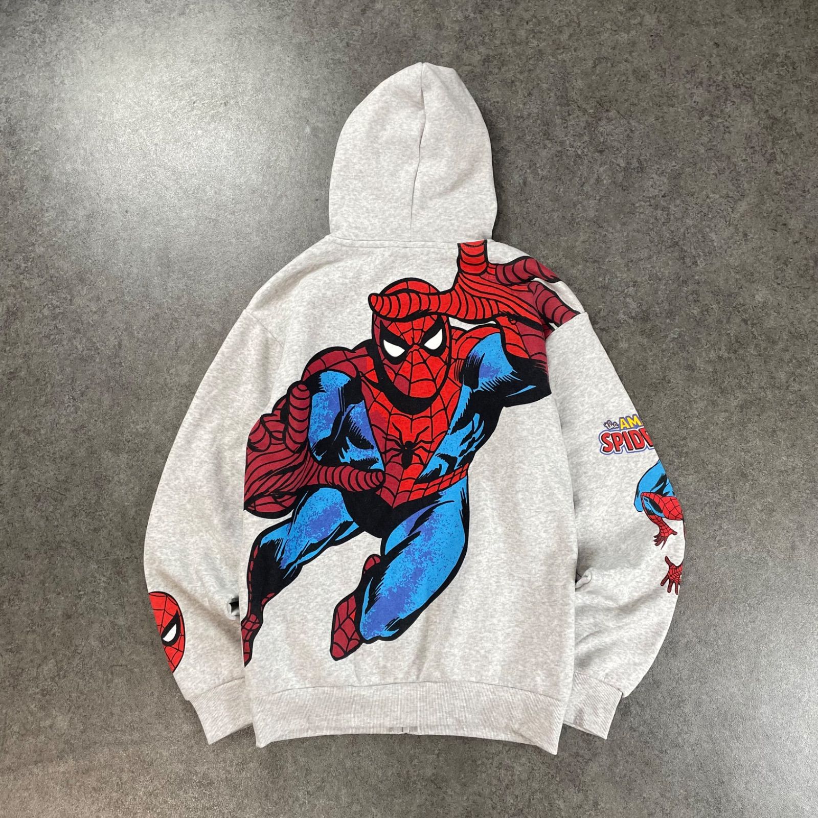 MARVEL Spyder-Man Full-Zip Hoodie マーベル アメコミ スパイダーマン 