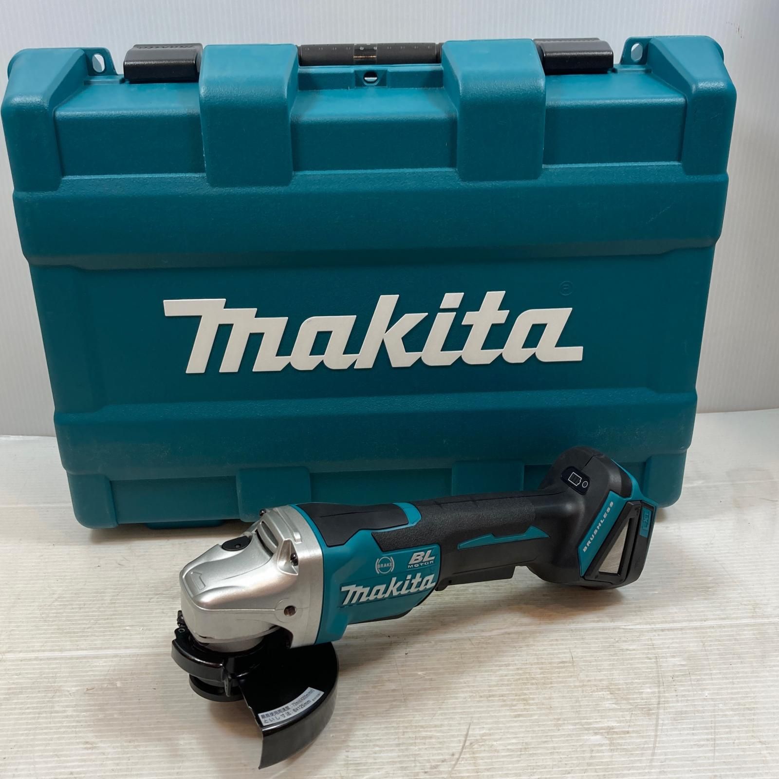 κκMAKITA マキタ 研磨工具 ディスクグラインダー コードレス式 125 mm 18 v 150656 Y ブルー
