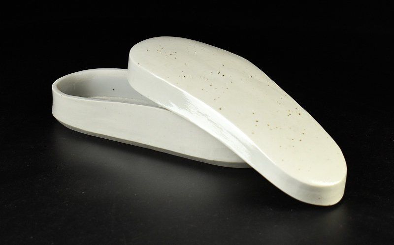 蔵A 5003 g 現代陶芸 中田明守 蓋物 九谷焼伝統工芸士 45 5ｃｍ