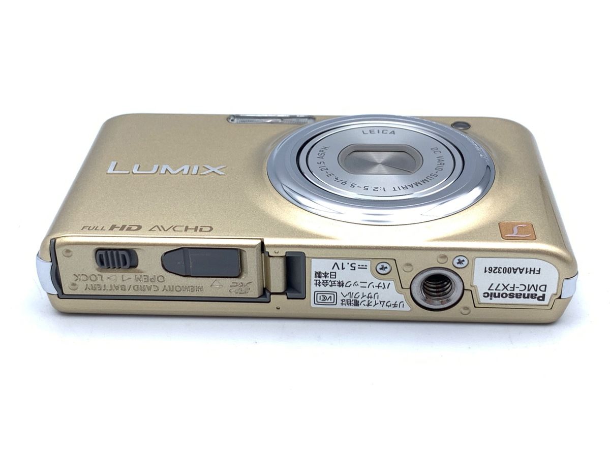  パナソニック LUMIX DMC FX 77 レオパードゴールド コンパクトデジタルカメラ デジタルカメラ