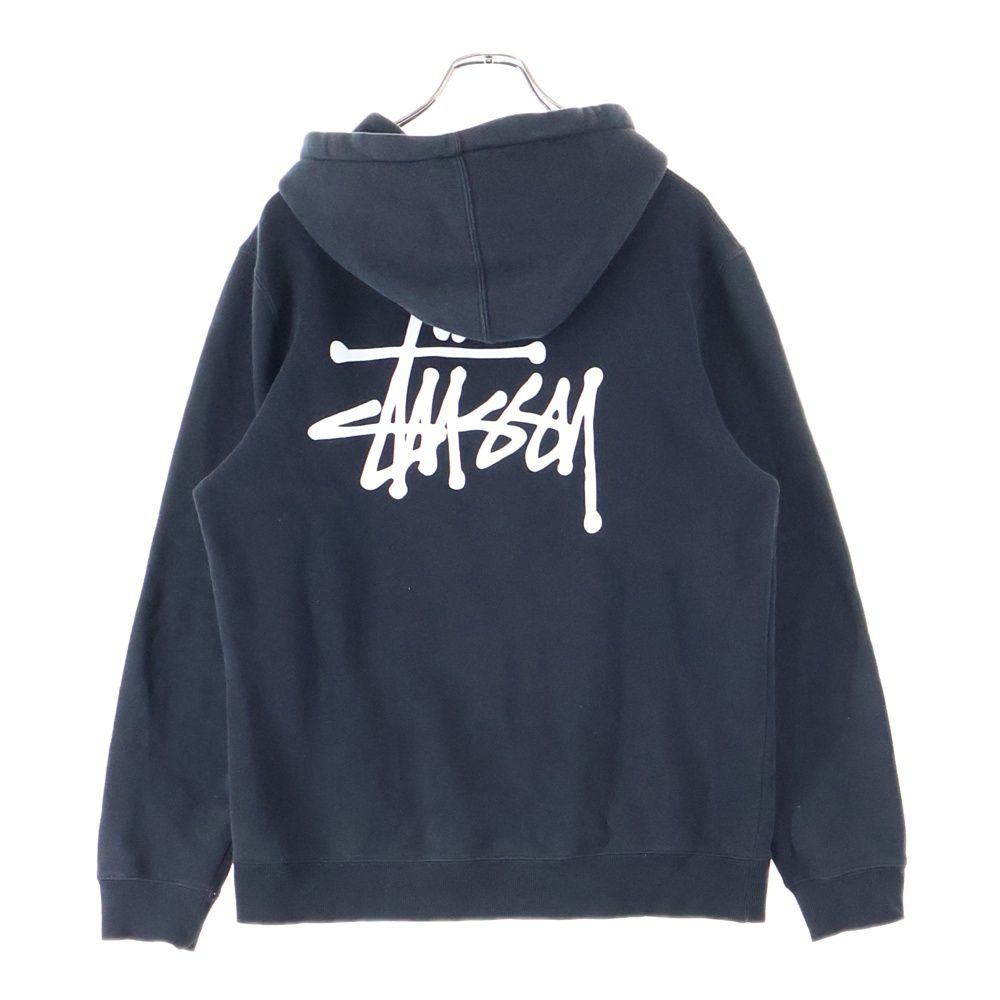 STUSSY (ステューシー) LOGO PRINT HOODIE 両面ロゴプリントプル