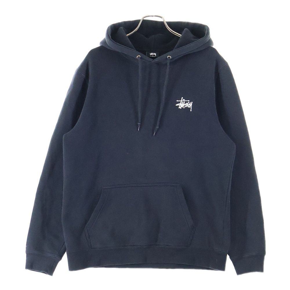 STUSSY (ステューシー) LOGO PRINT HOODIE 両面ロゴプリントプル