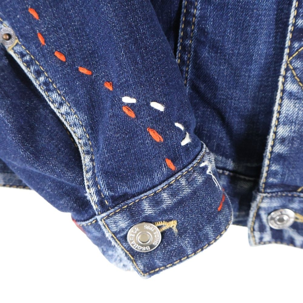 DSQUARED2 ダメージ加工デニムジャケット ♡DSQ2専用 23,000 DSQUARED2 ダメージ加工デニムジャケット