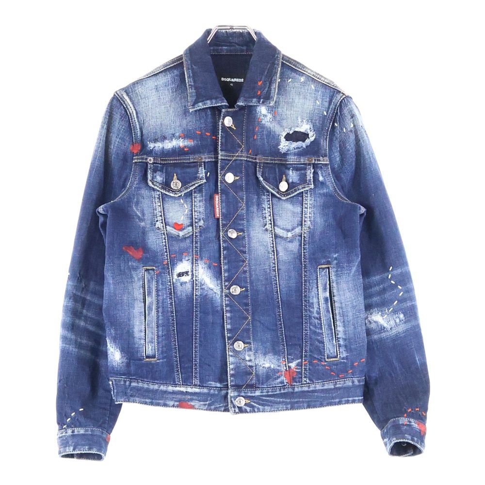DSQUARED2 (ディースクエアード) 22AW Dan Jean Jacket ダメージ加工