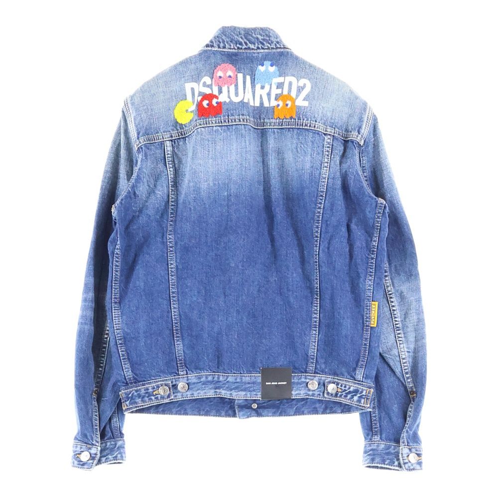 DSQUARED2 ダメージ加工 デニムジャケット DSQUARED2 (ディースクエアード) 23AW Packman Denim Jacket ダメージ