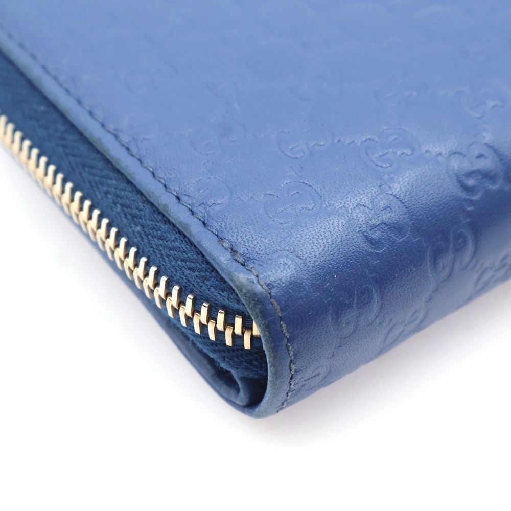 GUCCI (グッチ) マイクログッチシマ エンボス GG 総柄 レザー