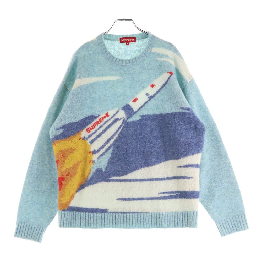 SUPREME シュプリーム 22 AW Rocket Sweater Black ロケットセーター 長袖ニット ブルー