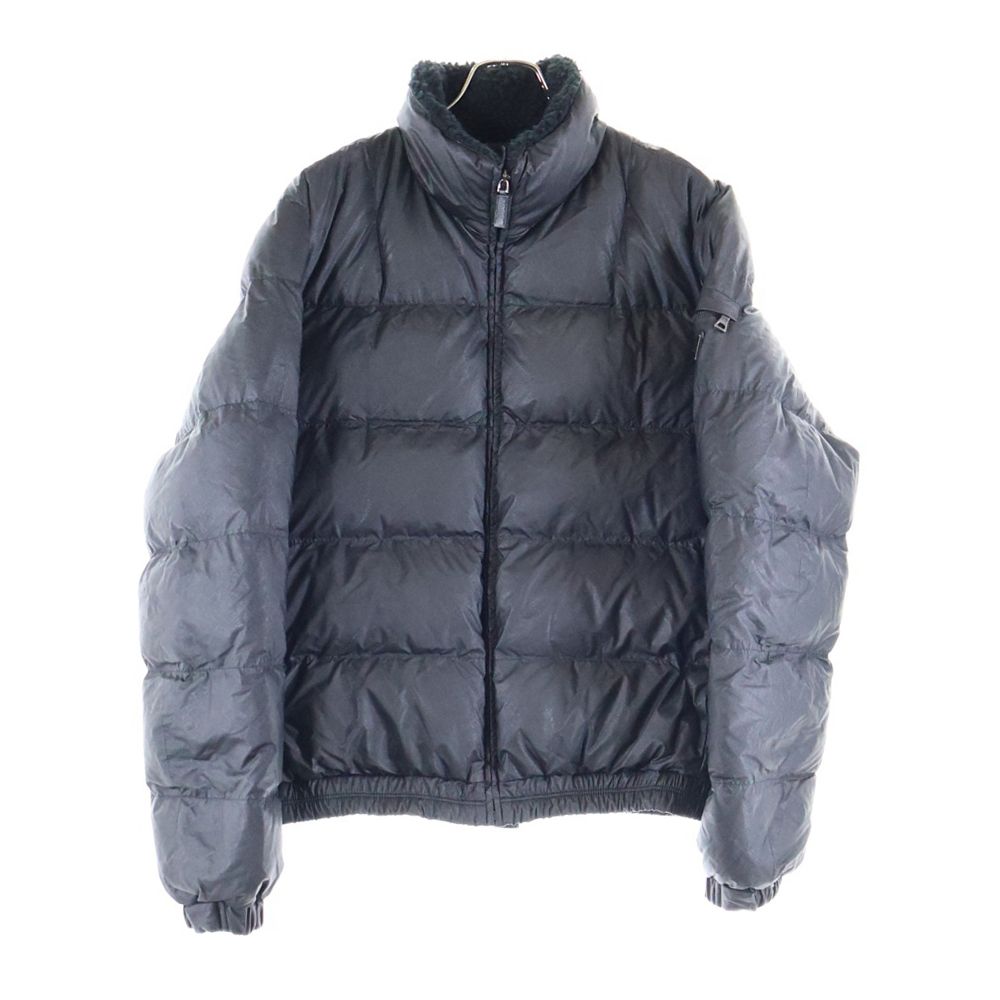 PRADA プラダ Saffiano Down Jacket サフィアーノ ダウンジャケット SGE 180 1 CAF ブラック
