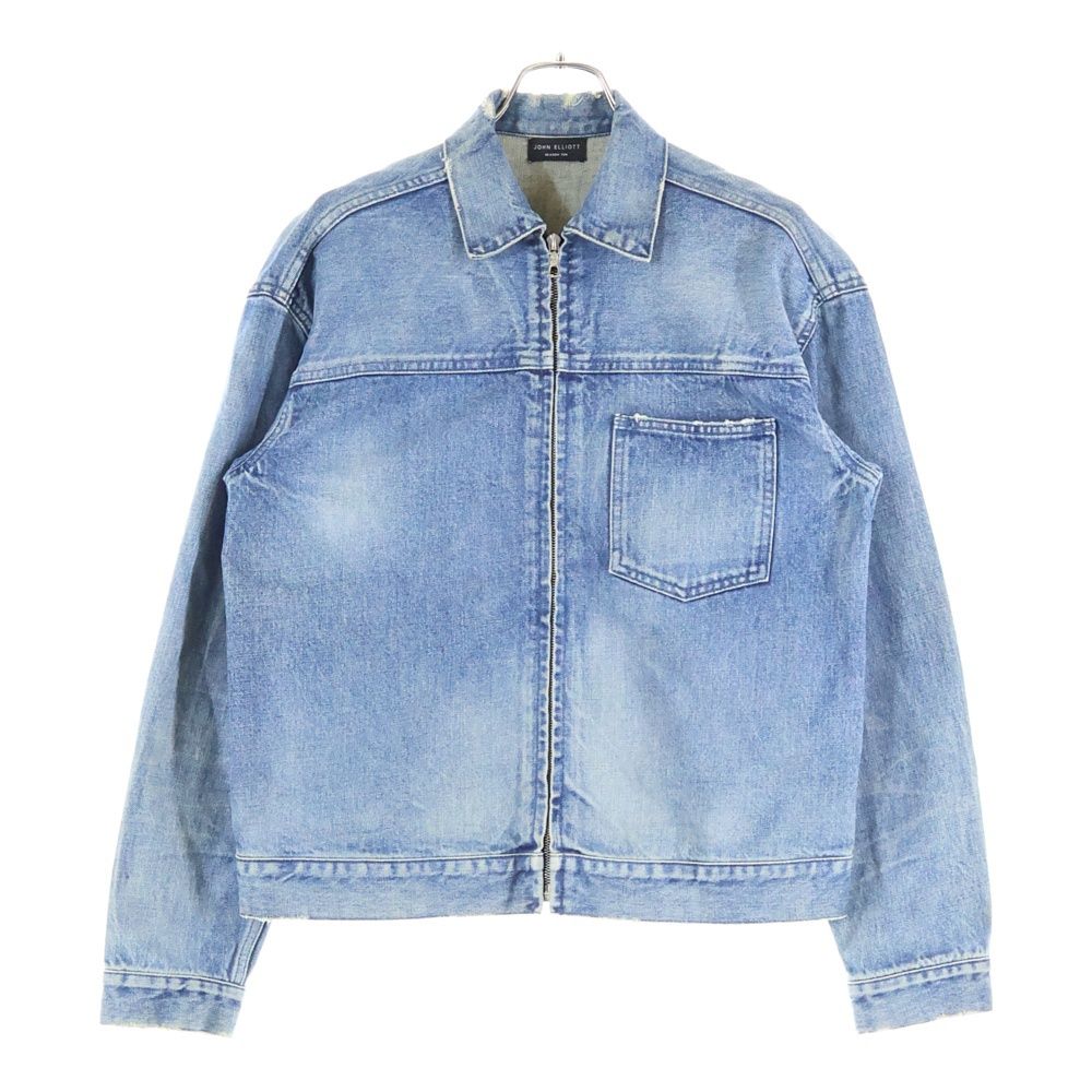 ジョンエリオット　デニムジャケット JOHN ELLIOTT (ジョンエリオット) SEASON TEN ZIP DENIM JKT ジップ