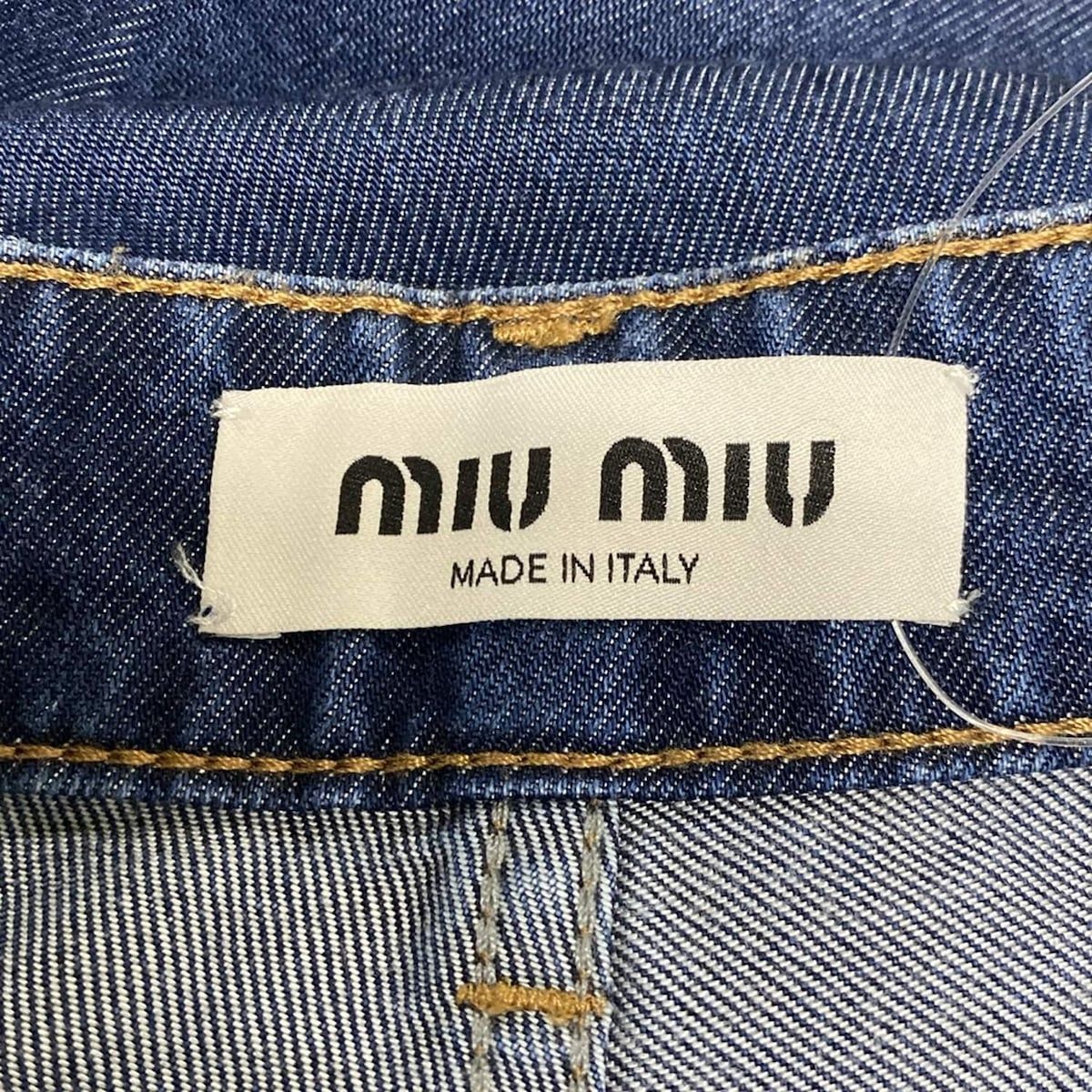 miumiu(ミュウミュウ) ジーンズ サイズ38 S レディース - GWP473