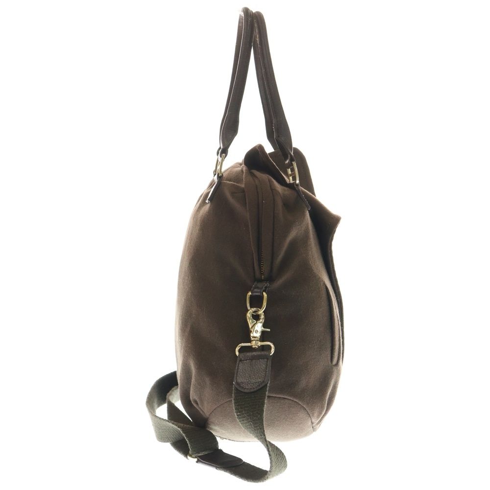 muta (ムータ) 2WAY コート型 トートバッグ ショルダーバッグ ブラウン