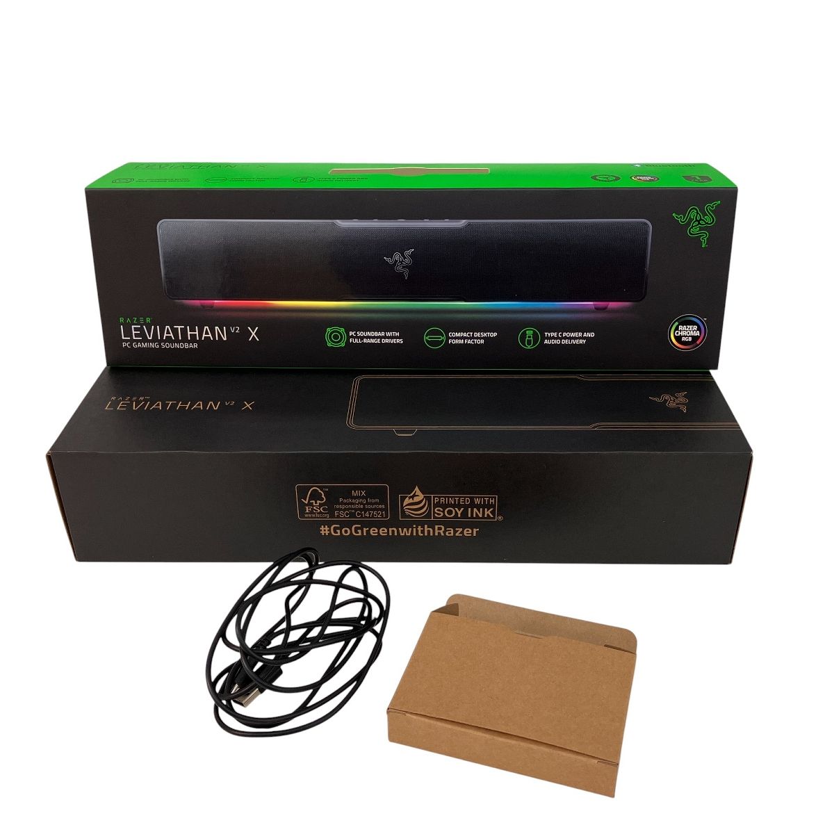 RAZER V 2 X RZ 05 0428 ゲーミング サウンドバー PC 音響 レイザー