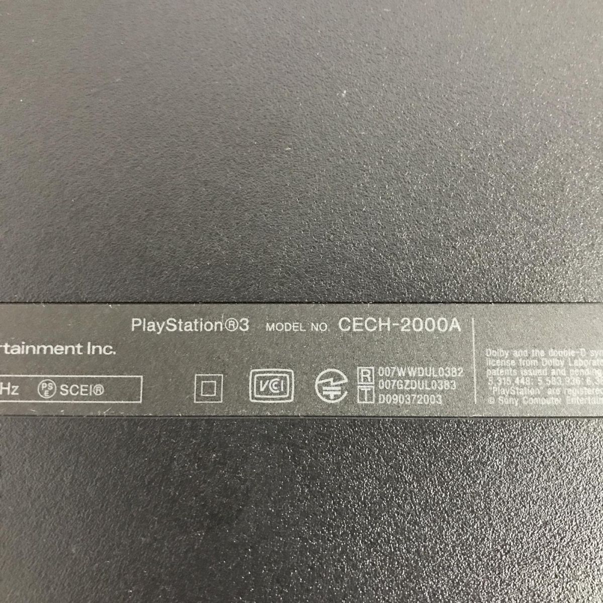  ゲーム機 SONY ソニー PlayStation 3 本体 128 GB チャコールブラック CECH 2000 A コントローラー付 相 本体 プレイステーション3(PS3)