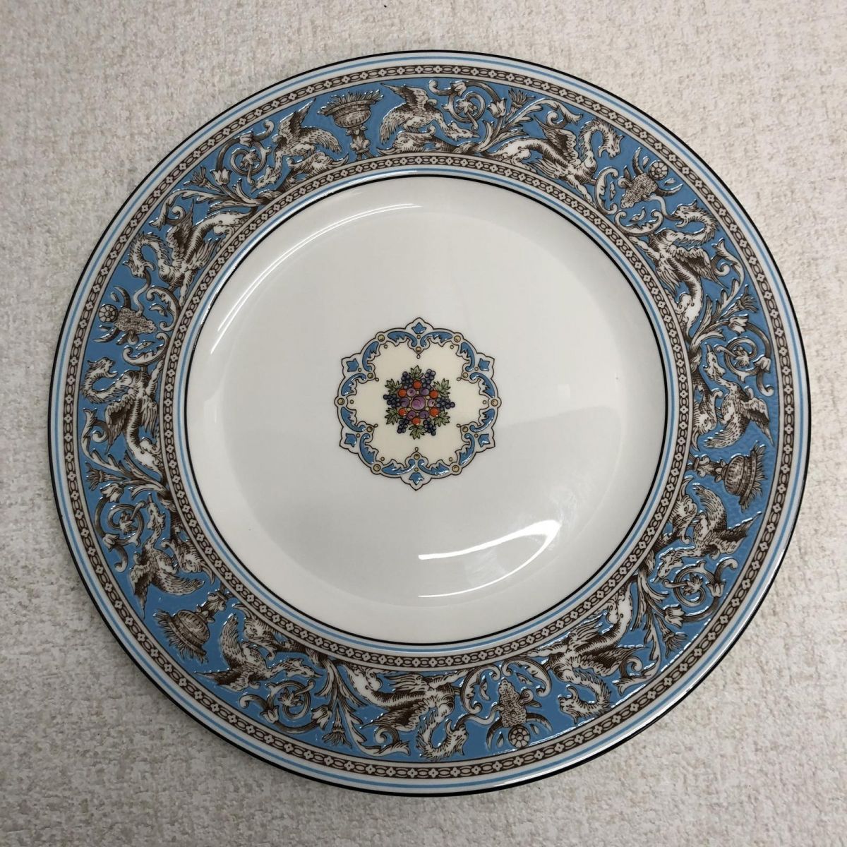  プレート 27 cm ウェッジウッド フロレンティーン ターコイズ ×4点 埼 皿 食器