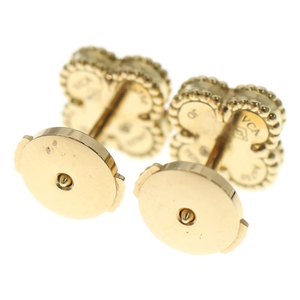 お値下 VanCleef＆Arpels スウィートアルハンブラオニキスYGピアス Van Cleef & Arpels (ヴァンクリーフアンドアーペル) スウィート