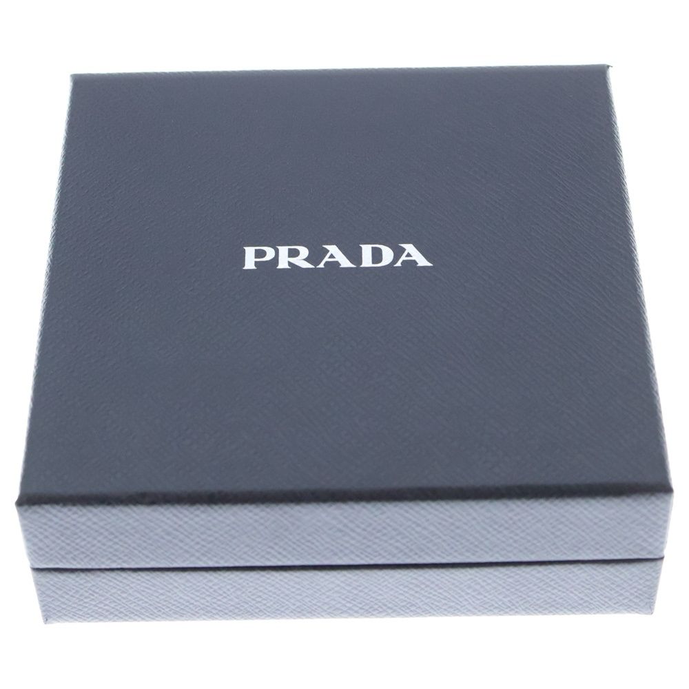  PRADA プラダ シュシュ トライアングルロゴ ブラック ゴールド ベロア 1 IF 015 その他 その他