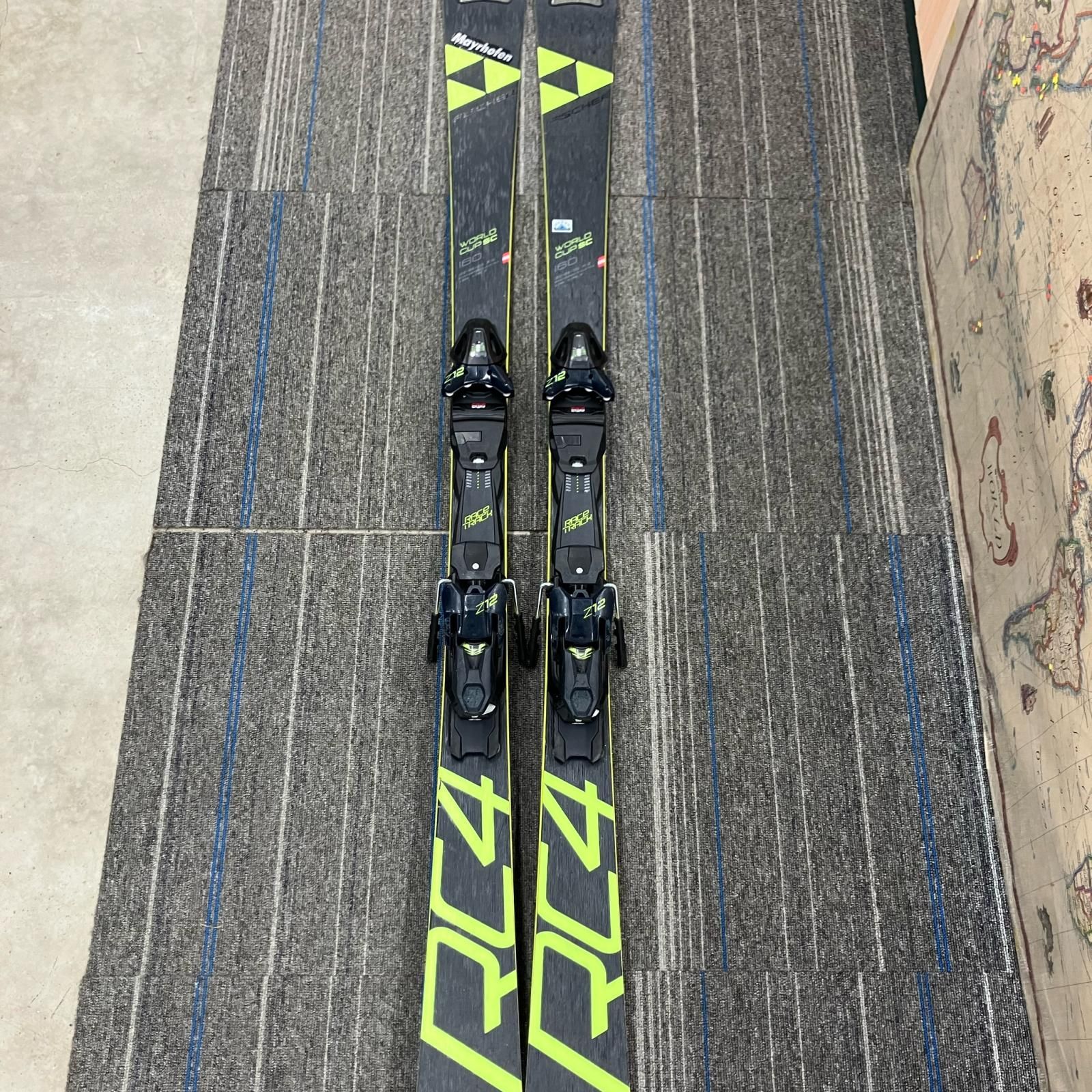 カービングスキー FISHER フィッシャー ブラック×グリーン - メルカリ