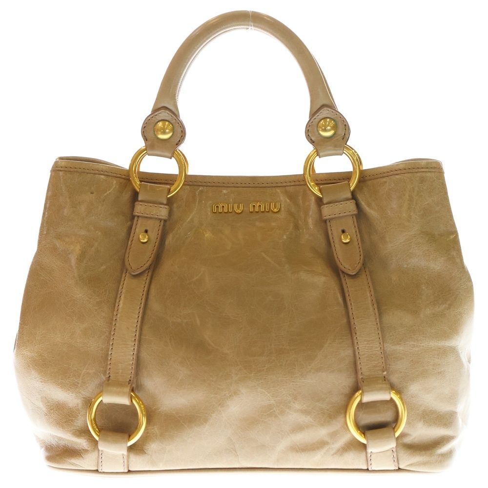 miumiu (ミュウミュウ) 2wayバック ハンドバッグ ショルダーバッグ