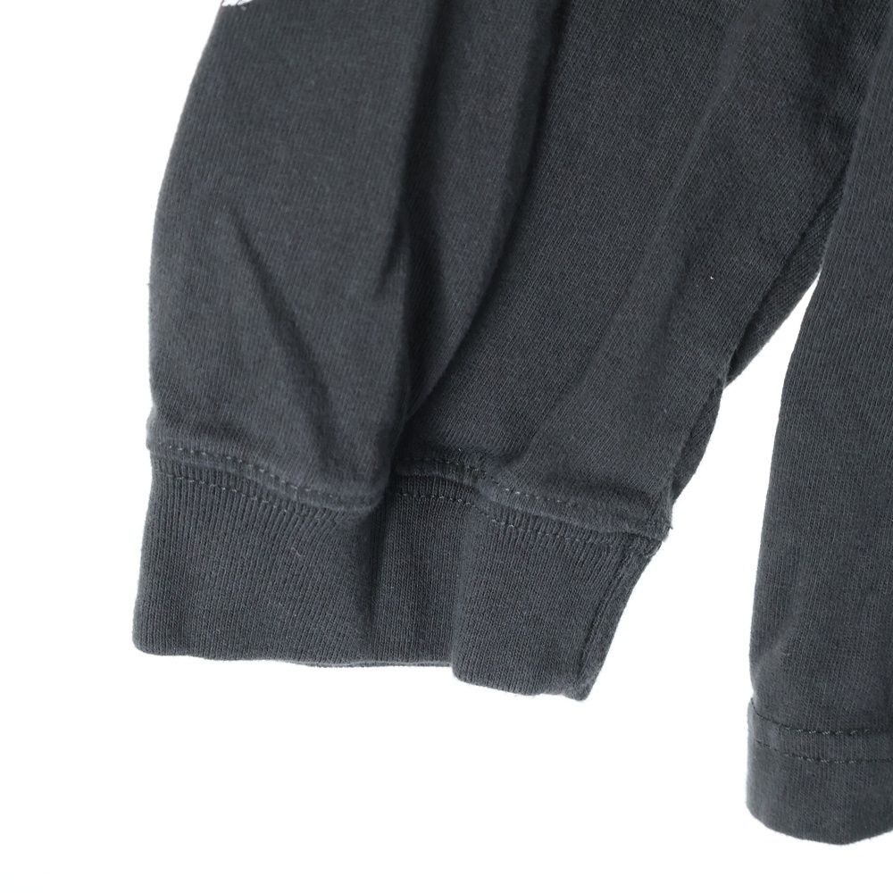 FR2 (エフアールツー) NO SMOKING ラヴィットプリント ロングTシャツ ブラック