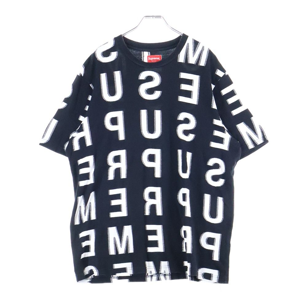SUPREME (シュプリーム) 21SS Intarsia S/S Top スペルアウト クルー