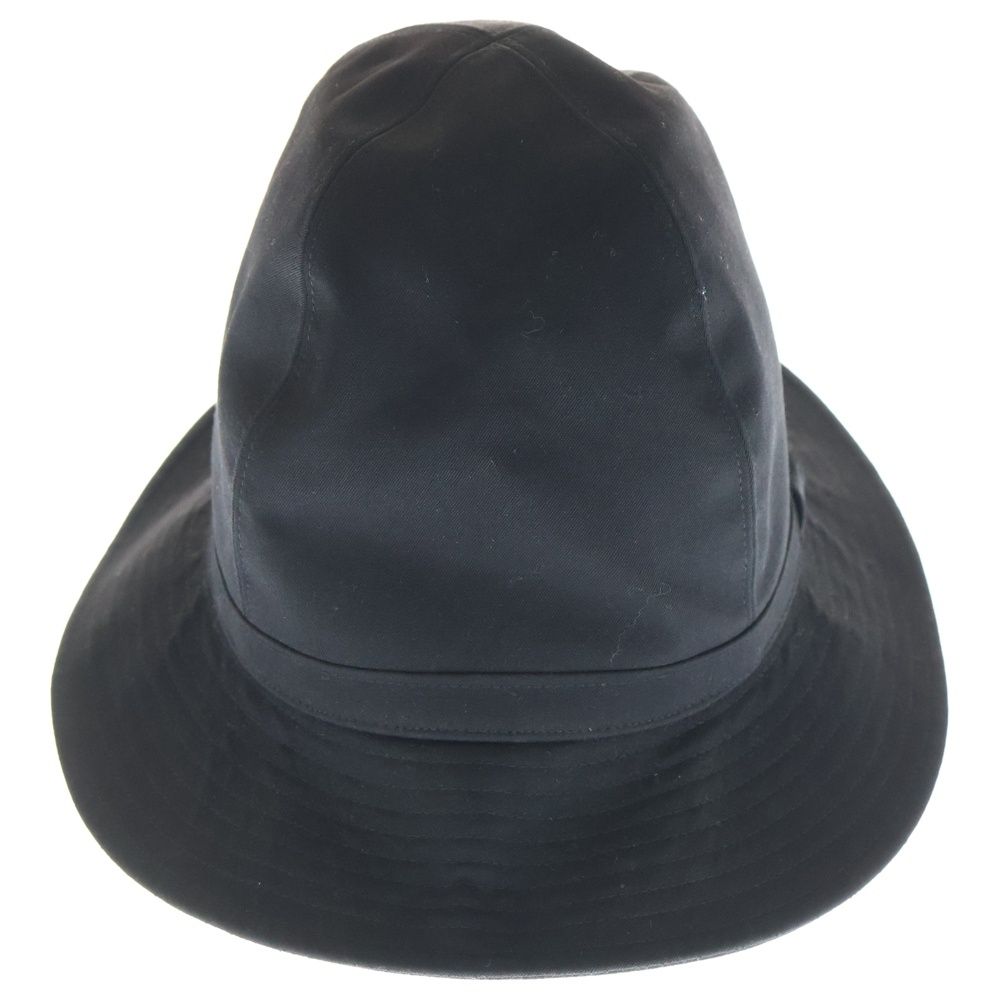 Yohji Yamamoto POUR HOMME ヨウジヤマモト プールオム FEDORA HAT シワギャバフェドラハット ブラック HS-H 09-100