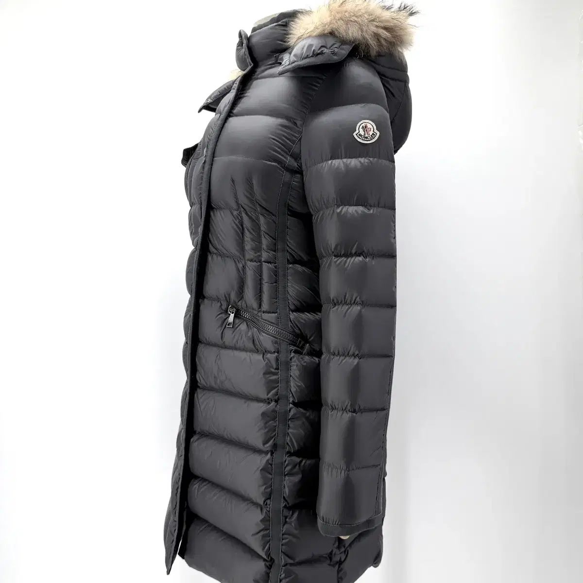 MONCLER モンクレール ヘルミンファー レディース ロング ダウン アウター