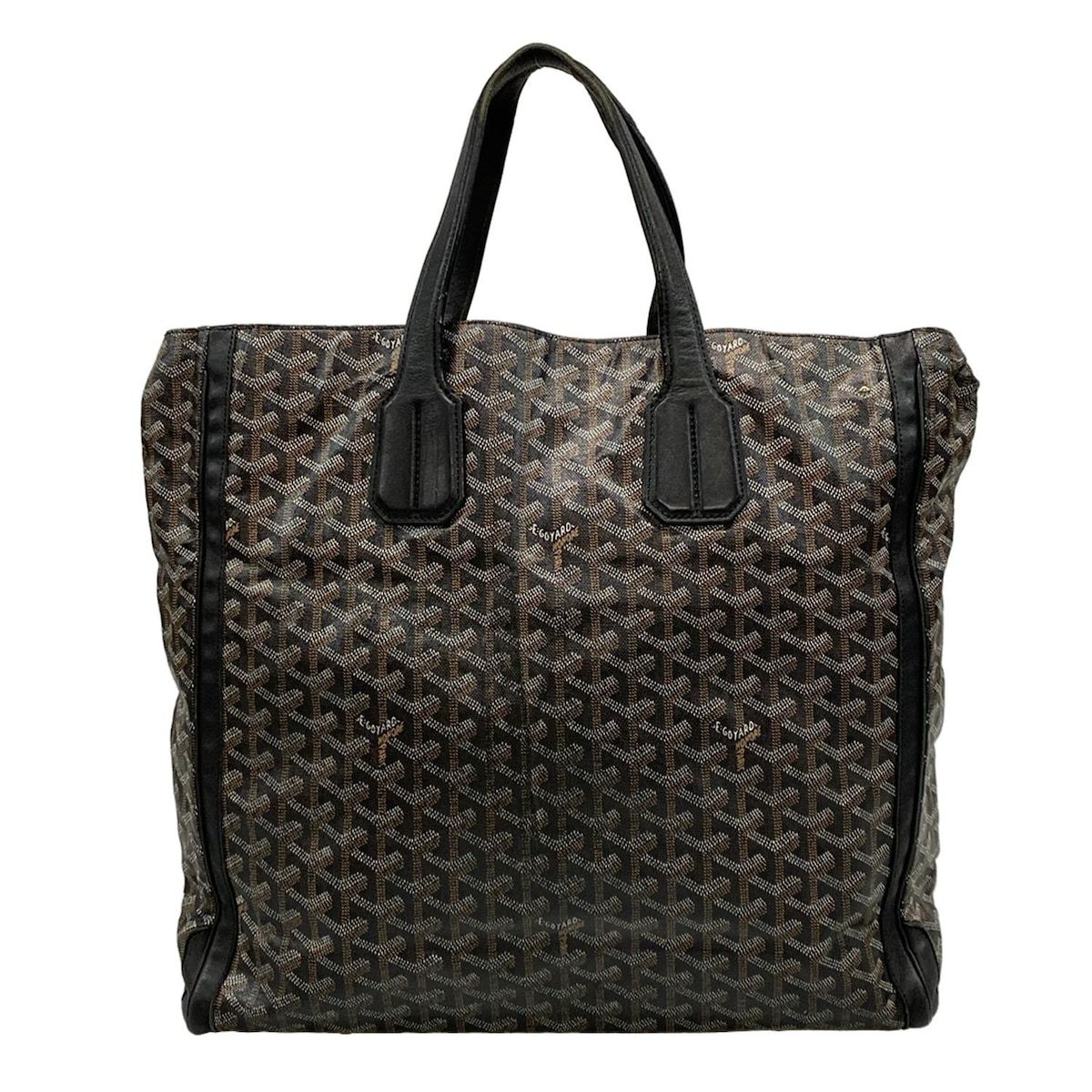 GOYARD(ゴヤール) トートバッグ サックヴォルテール 黒 レザー - メルカリ
