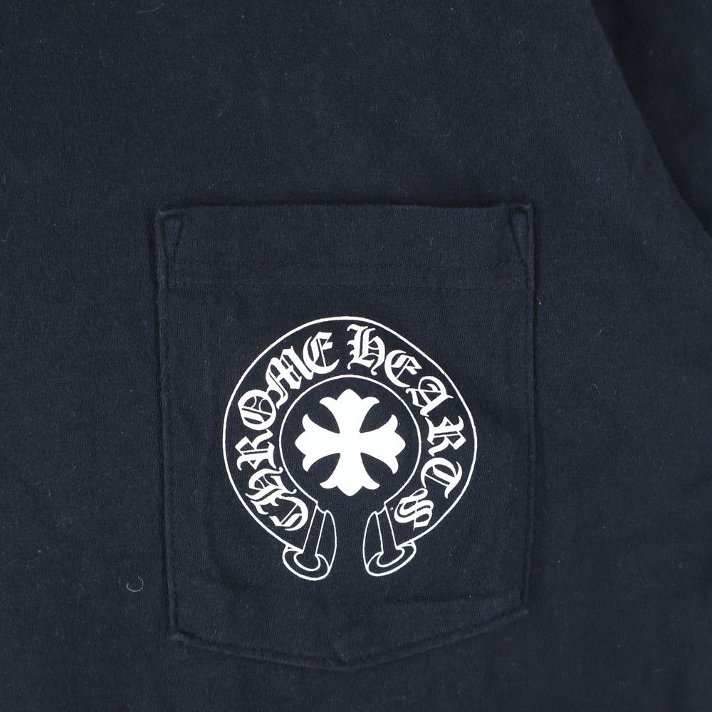 クロムハーツ 英字 バックプリント 新品‼️ タグ付き Ｍ CHROME HEARTS (クロムハーツ) CH T-SHRT 1 バック英字プリントTシャツ