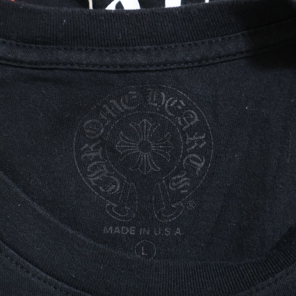 クロムハーツ 英字 バックプリント 新品‼️ タグ付き Ｍ CHROME HEARTS (クロムハーツ) CH T-SHRT 1 バック英字プリントTシャツ