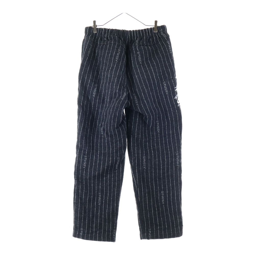 NIKE ナイキ ×STUSSY STRIPE WOOL PANTS ステューシー ストライプウールパンツ ブラック DR 4021-010