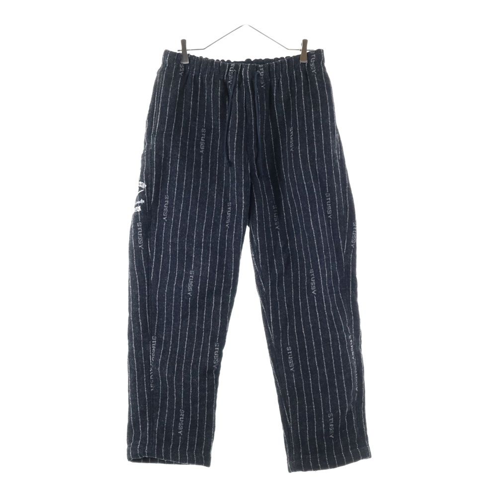 NIKE ナイキ STUSSY STRIPE WOOL PANTS ステューシー ストライプウールパンツ ブラック DR 4021 010