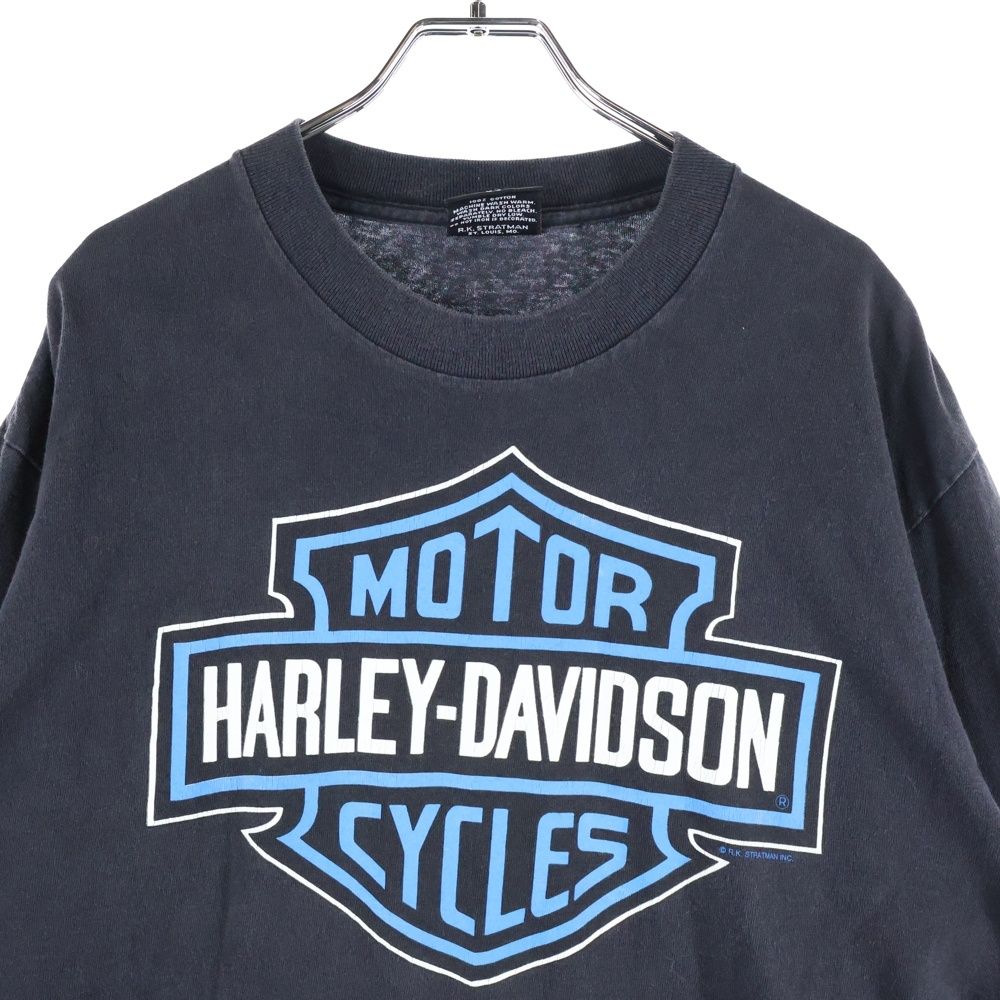 HARLEY DAVIDSON (ハーレーダビッドソン) Bar&Shield Flames L/S TEE