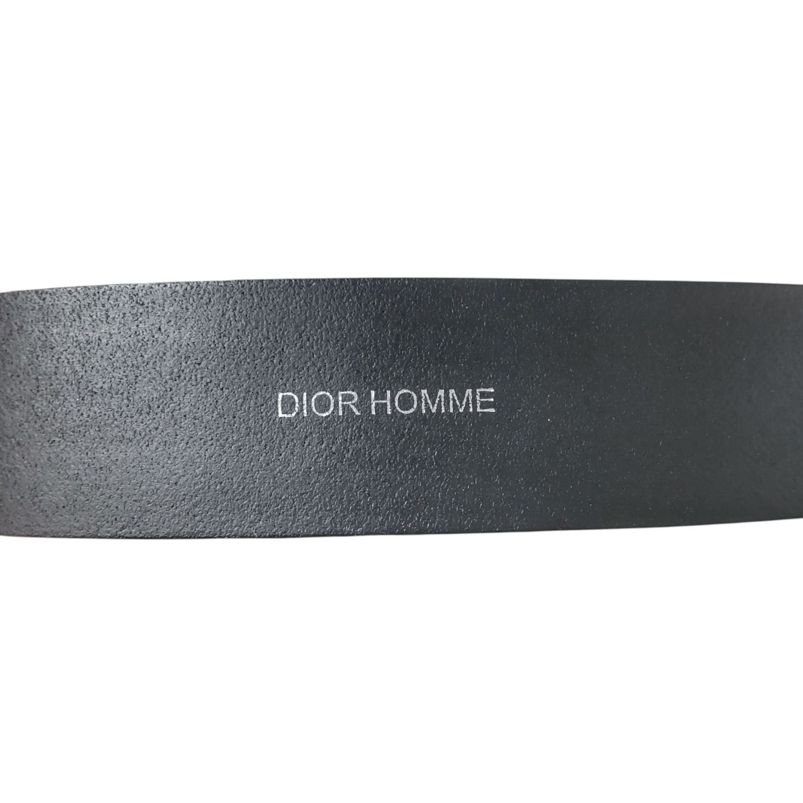 23ssDior Homme ディオール オム ベルト ジャケット 未使用】Dior HOMME ディオール オム メンズ ベルト ブラック シルバー