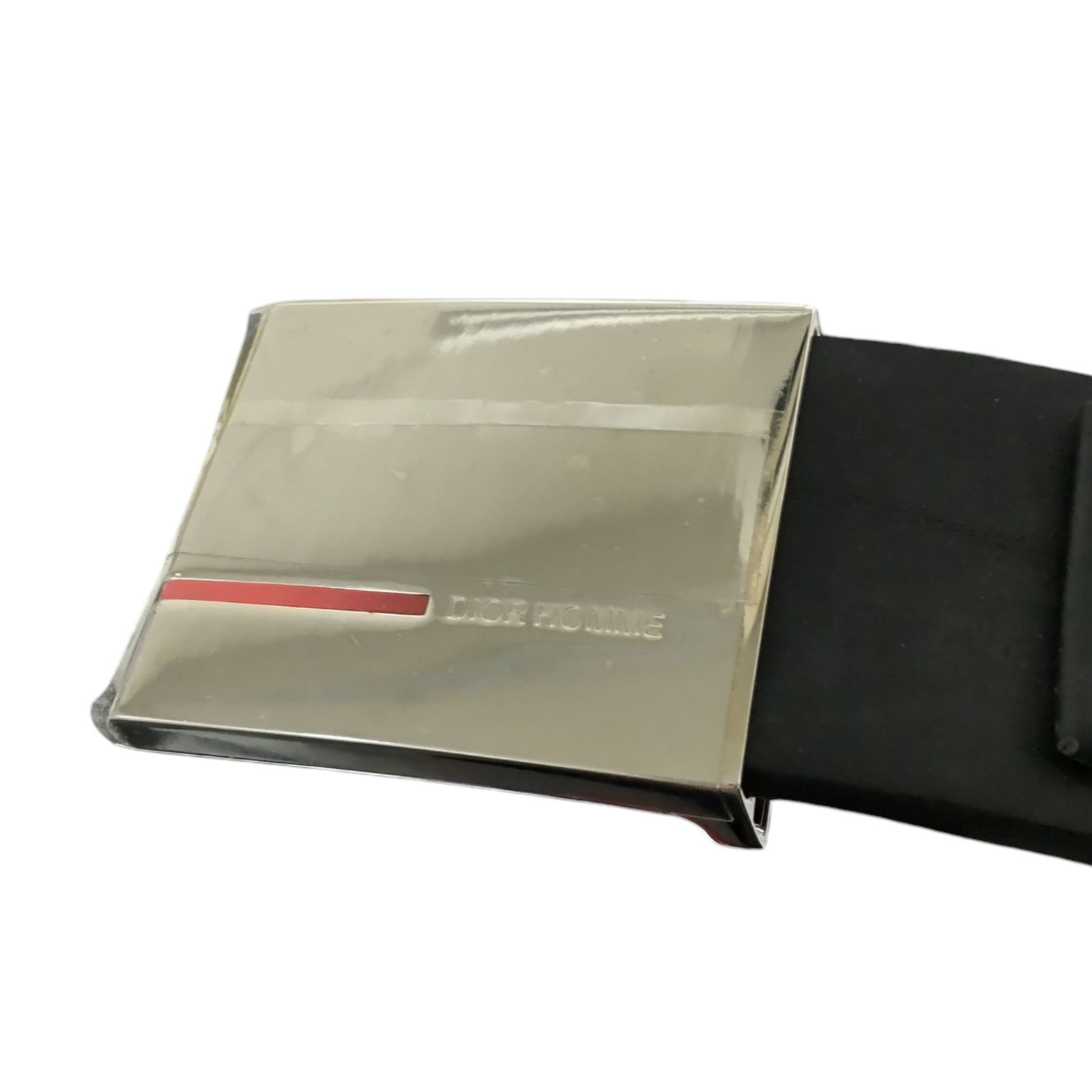 23ssDior Homme ディオール オム ベルト ジャケット 未使用】Dior HOMME ディオール オム メンズ ベルト ブラック シルバー