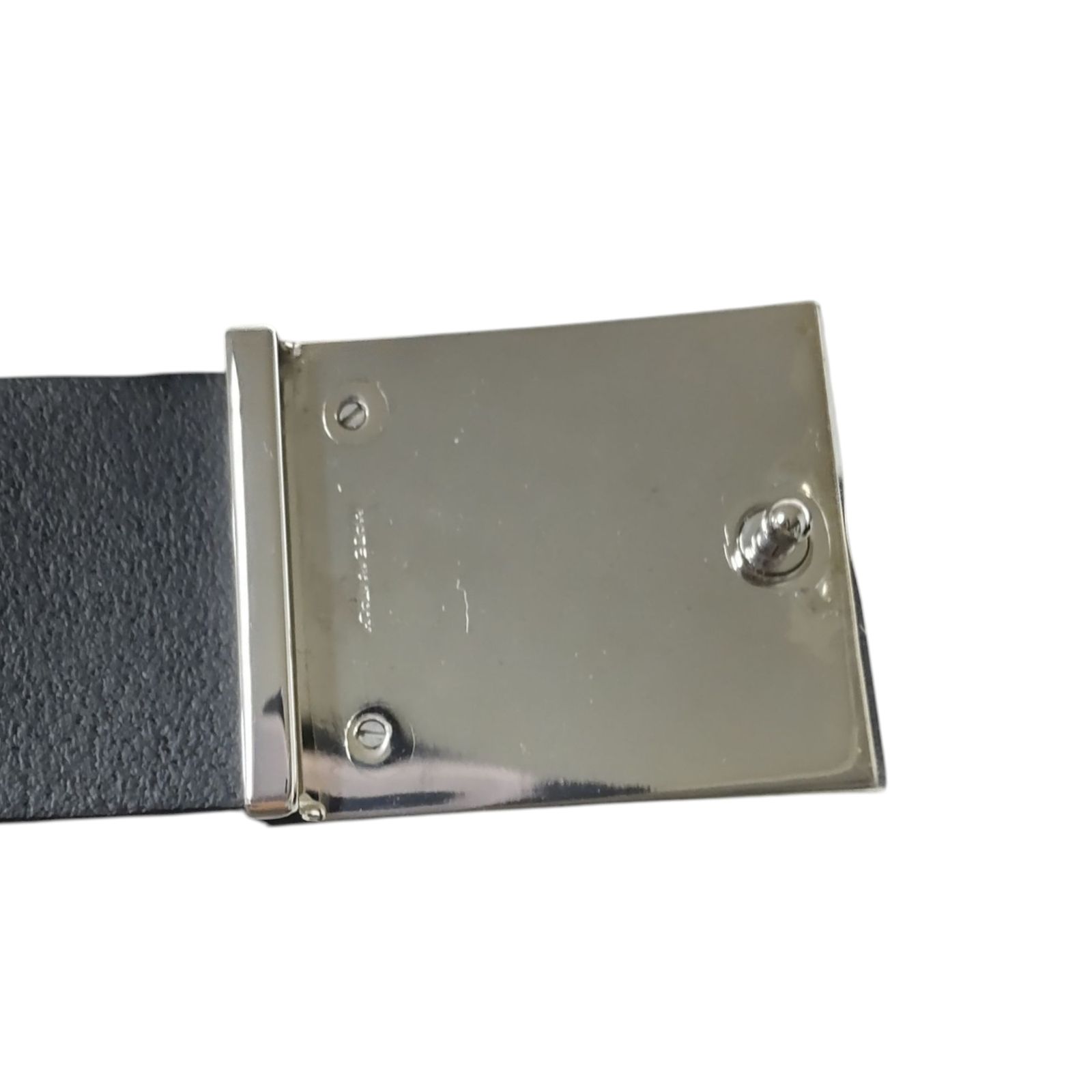 未使用】Dior HOMME ディオール オム メンズ ベルト ブラック シルバー