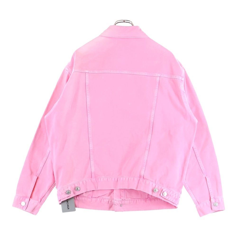BALENCIAGA (バレンシアガ) 19AW フロント刺繍ロゴ デニムジャケット 